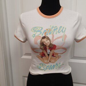 Brittany Spears Crop T shirt Size Medium